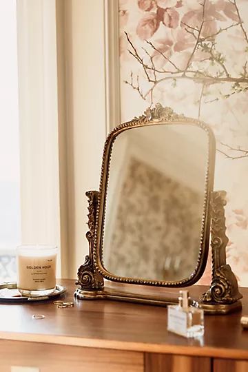 Gleaming Primrose Vanity Mirror | Anthropologie (US)