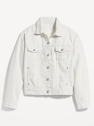 Classic White Jean Jacket for Women | Old Navy (US)