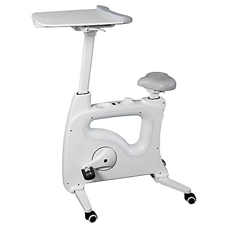 Flexispot V9 Desk Exercise Bike With Notebook Tray White - Office Depot | Office Depot and OfficeMax 
