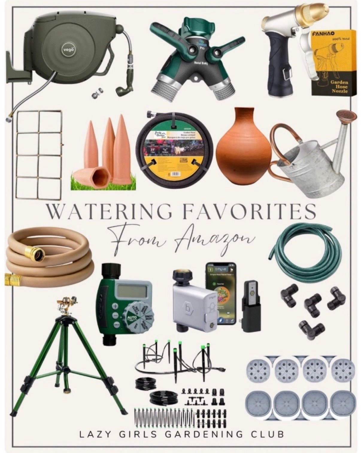 My go-to watering favorites! I have the soaker hoses, timers, and drip kit—and I love them all! They make keeping my garden hydrated so much easier.





#LTKSeasonal #LTKHome #LTKSpringSale