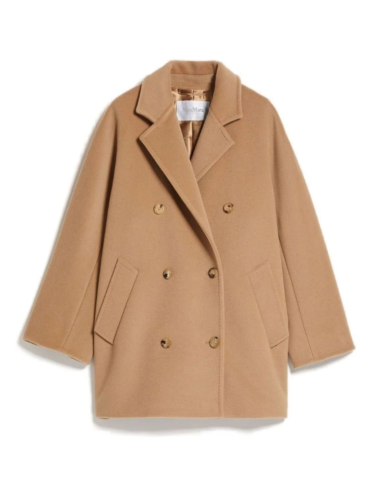 Max Mara Women's Rebus Short Coat Camel | Size 36 | 2421086011600001 | LOZURI