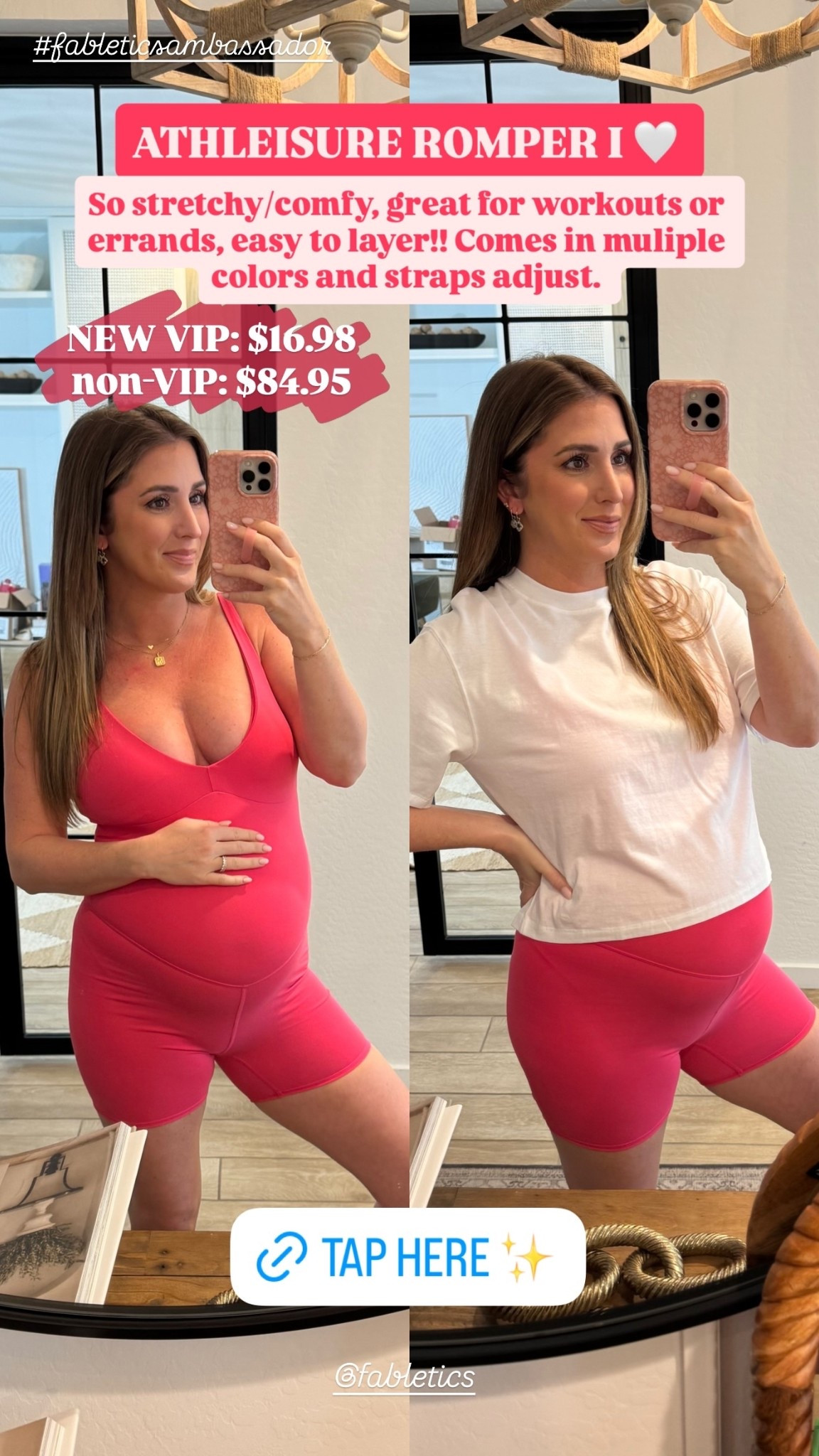 ATHLEISURE ROMPER I 🤍  So stretchy/comfy, great for workouts or errands, easy to layer!! Comes in muliple colors and straps adjust.  NEW VIP: $16.98
non-VIP: $84.95 #fableticsambassador Nnnm @fabletics