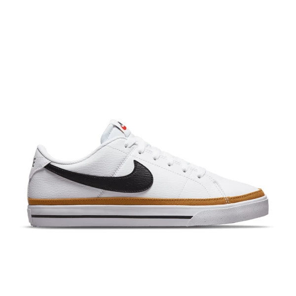 Women's Nike Court Legacy Next Nature Sneakers sneakers-athletic-shoes 7.5 Regular White/Black-Desert Ochre-Team Orange | Scheels