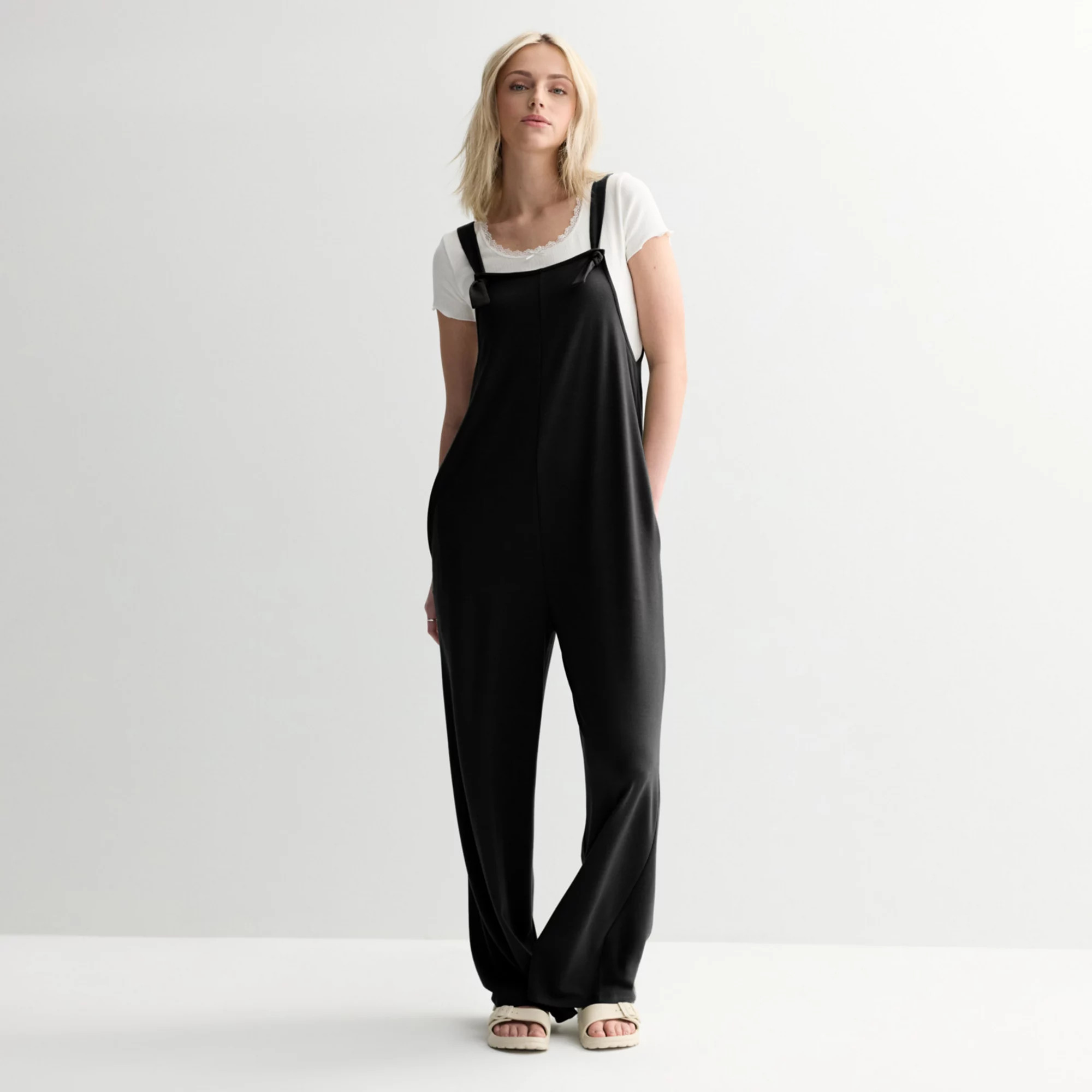 Juniors' Live To Be Spoiled 2-Piece Jumpsuit & T-Shirt Set | Kohl's