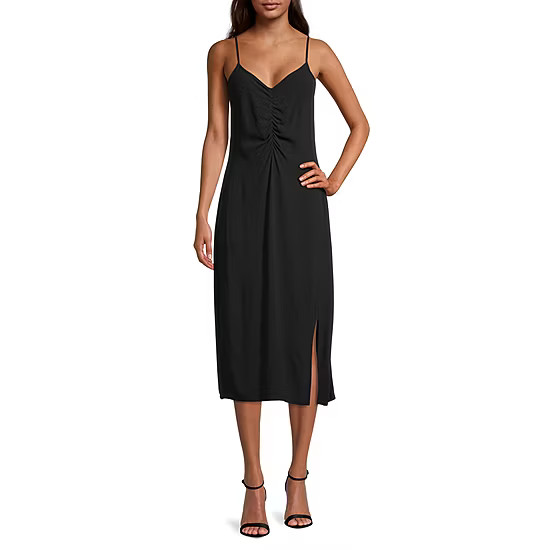 new!a.n.a Sleeveless Midi Slip Dress | JCPenney