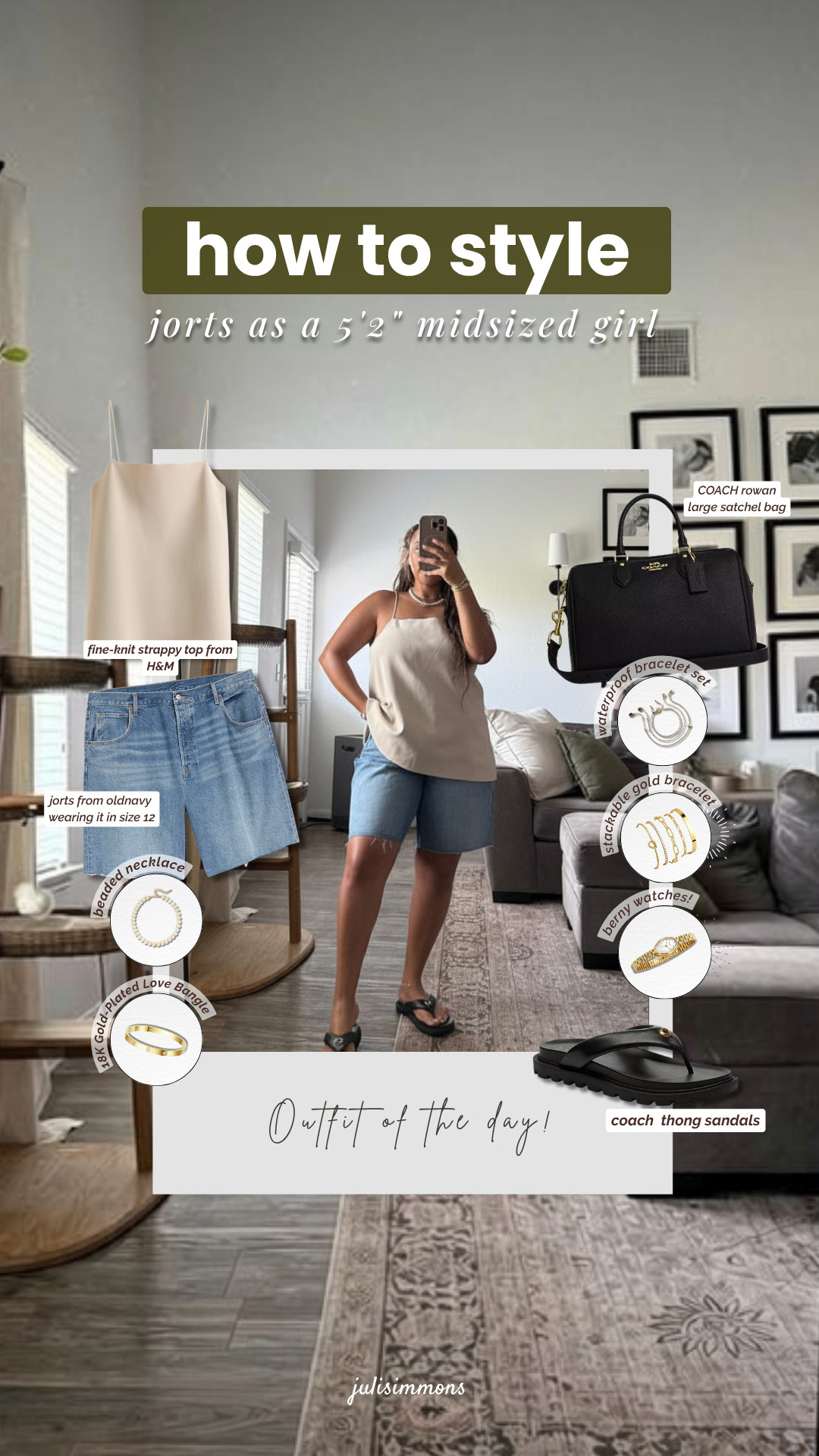 Styling my jorts as a 5'2" girly. I’m wearing a size 12 in the shorts for a baggier fit, but I could’ve definitely sized down to my usual size 10. The shorts are currently 40% off right now, so definitely grab them while they’re on sale! Wearing a medium in the top.
 

 #LTKgrwm #LTKootd #LTKMidsize