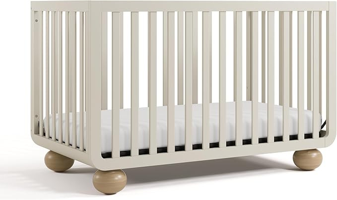 Storkcraft Amalfi 5-in-1 Convertible Crib with Toddler Guardrail – GREENGUARD Gold Certified, C... | Amazon (US)