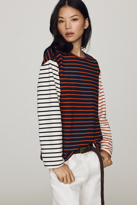 100% Cotton Long-Sleeve Top | Anthropologie (US)