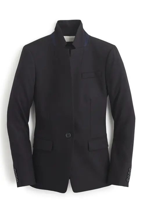 J.Crew Regent Stand Collar Blazer (Regular & Petite) | Nordstrom