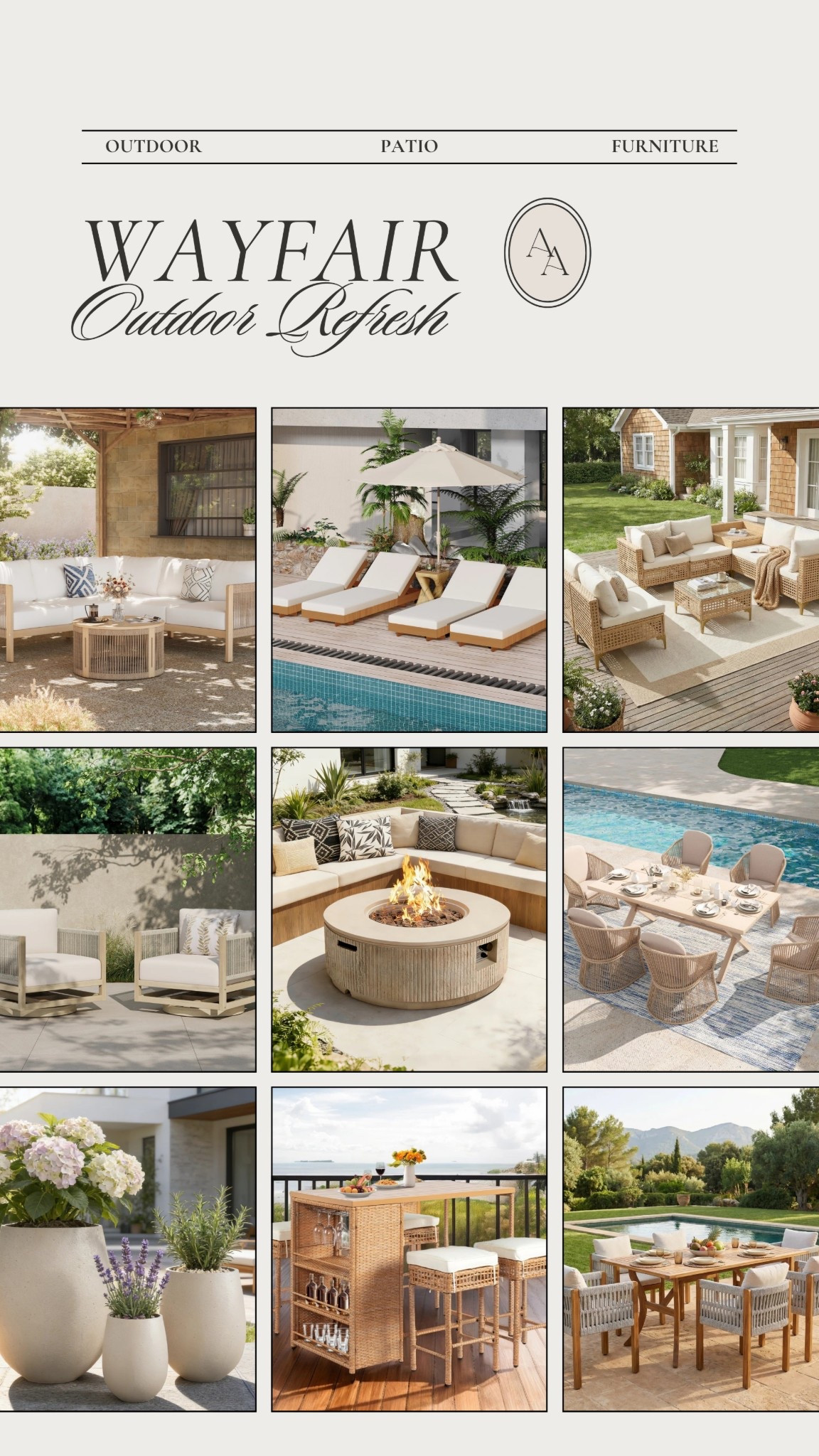 Outdoor furniture + patio refresh finds @ Wayfair ☀️ outdoor hosting season is finally here, so rounding up some patio finds if you’re shopping for something new! 

#LTKSaleAlert #LTKHome #LTKSeasonal