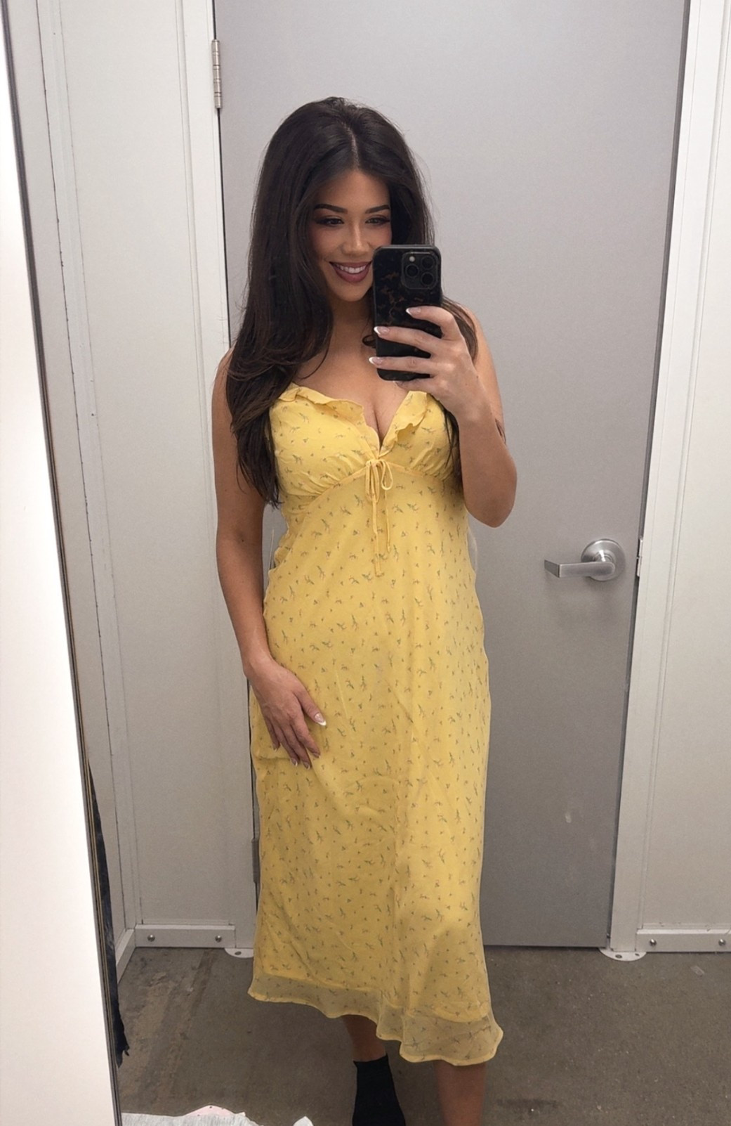 Affordable spring dresses from Walmart 🌼
This under $20 midi dress is lightweight, flattering, and bump-friendly / mom-friendly / easy everyday style. Wearing size M. 

#LTKootd #LTKMidsize #LTKmomlife