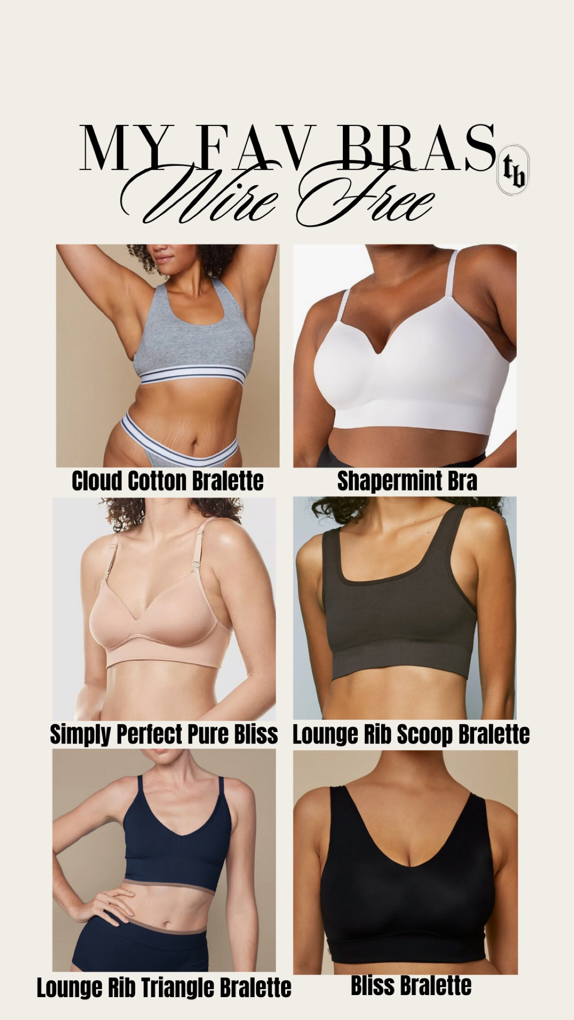 My favorite underwire free bras

Bralettes | supportive 

#LTKStyleTip #LTKPlusSize #LTKMidsize
