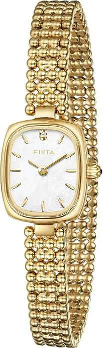 Gold Watches for Women Vintage Ladies Wrist Watches Stainless Steel Dainty Small Gold Watch with ... | Amazon (US)