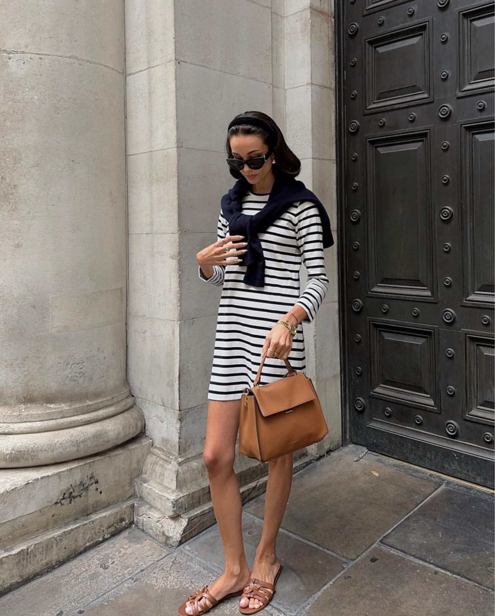 City strolls 🤍
Striped dress, shift dress, transitional style, layering fashion, stripes, Uniqlo, Me and Em, Katie Loxton, autumnal fashion, muted tones, neutral outfit, city style, exploring outfit 

#LTKeurope #LTKSeasonal #LTKstyletip