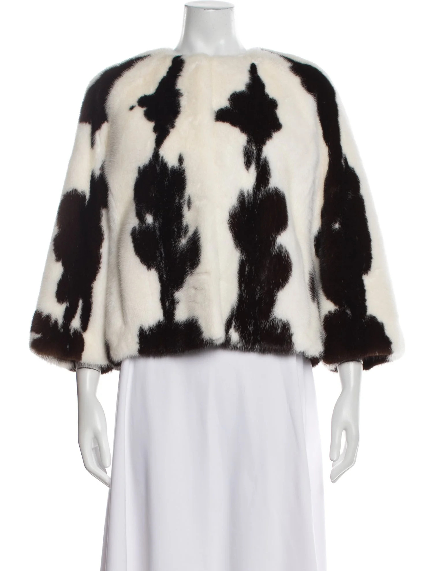 Mink Printed Fur Jacket | The RealReal