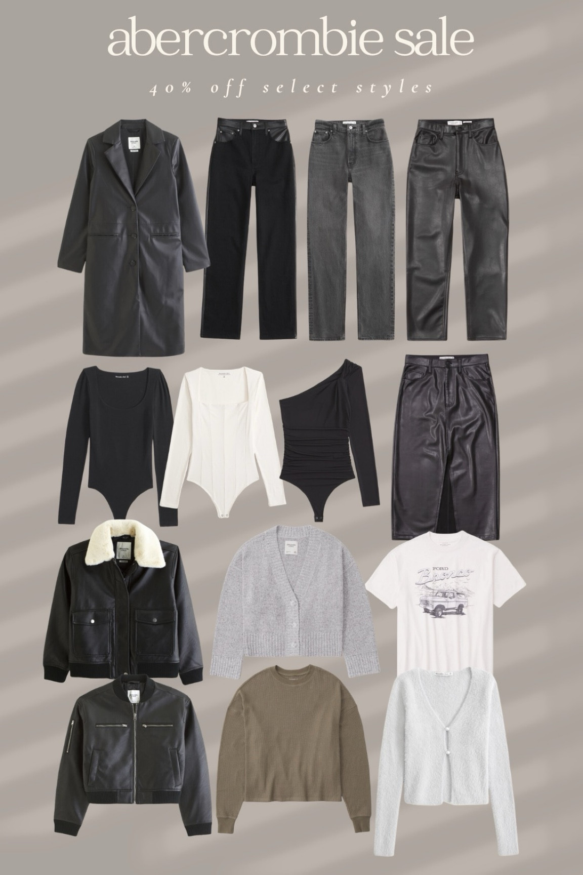 40% off select styles from Abercrombie! Now is the perfect time to grab some stunning coats on massive sale!

Sale alert | seasonal style | transitional style 

#LTKstyletip #LTKsalealert