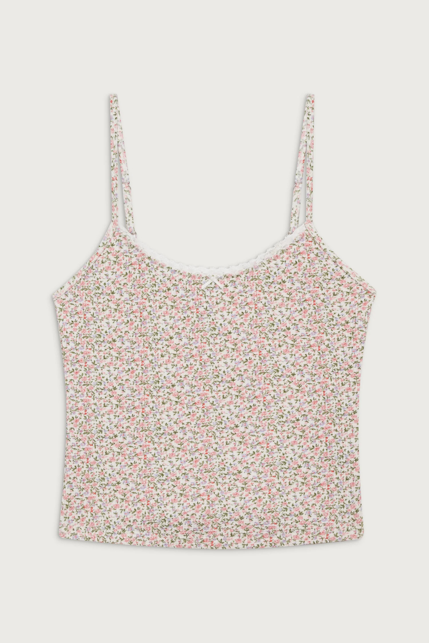 Farmhouse Floral Waffle Camisole | Frankies Bikinis