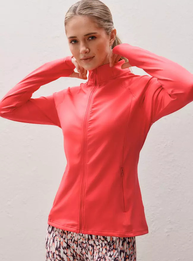 Buy REAKTIV Training Slim Fit Funnel Neck Zip Through Jacket L | Sports tops | Tu | Tu Clothing