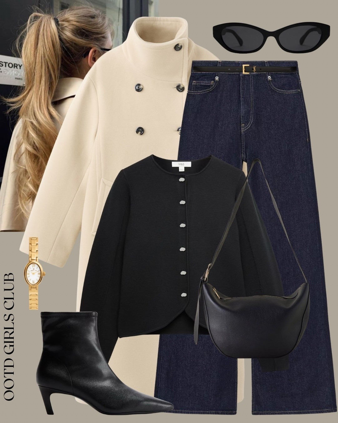 Funnel neck coat styling 

#LTKwinter #LTKeurope #LTKdatenight