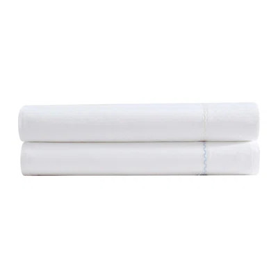 Laura Ashley Cotton Percale Scallop Embroidered Sheet Set | Wayfair North America