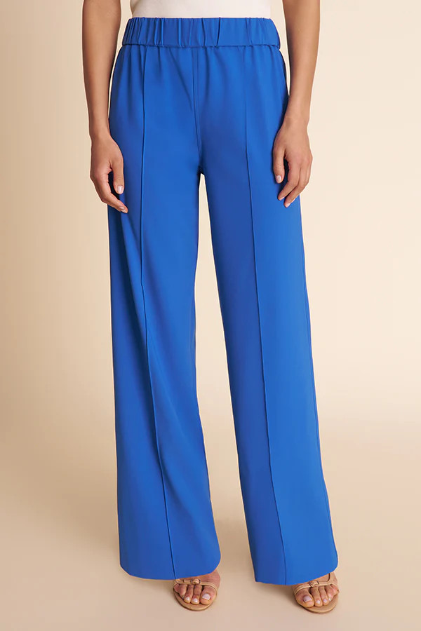 Harmon Travel Trouser - OrigamiTech :: Ocean Blue | MM LaFleur