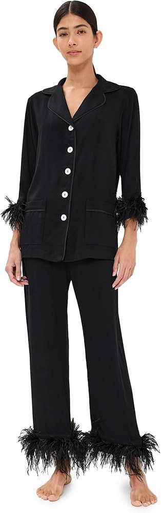 Sleeper Women's Party Pajama Set with Double Feathers | Amazon (US)