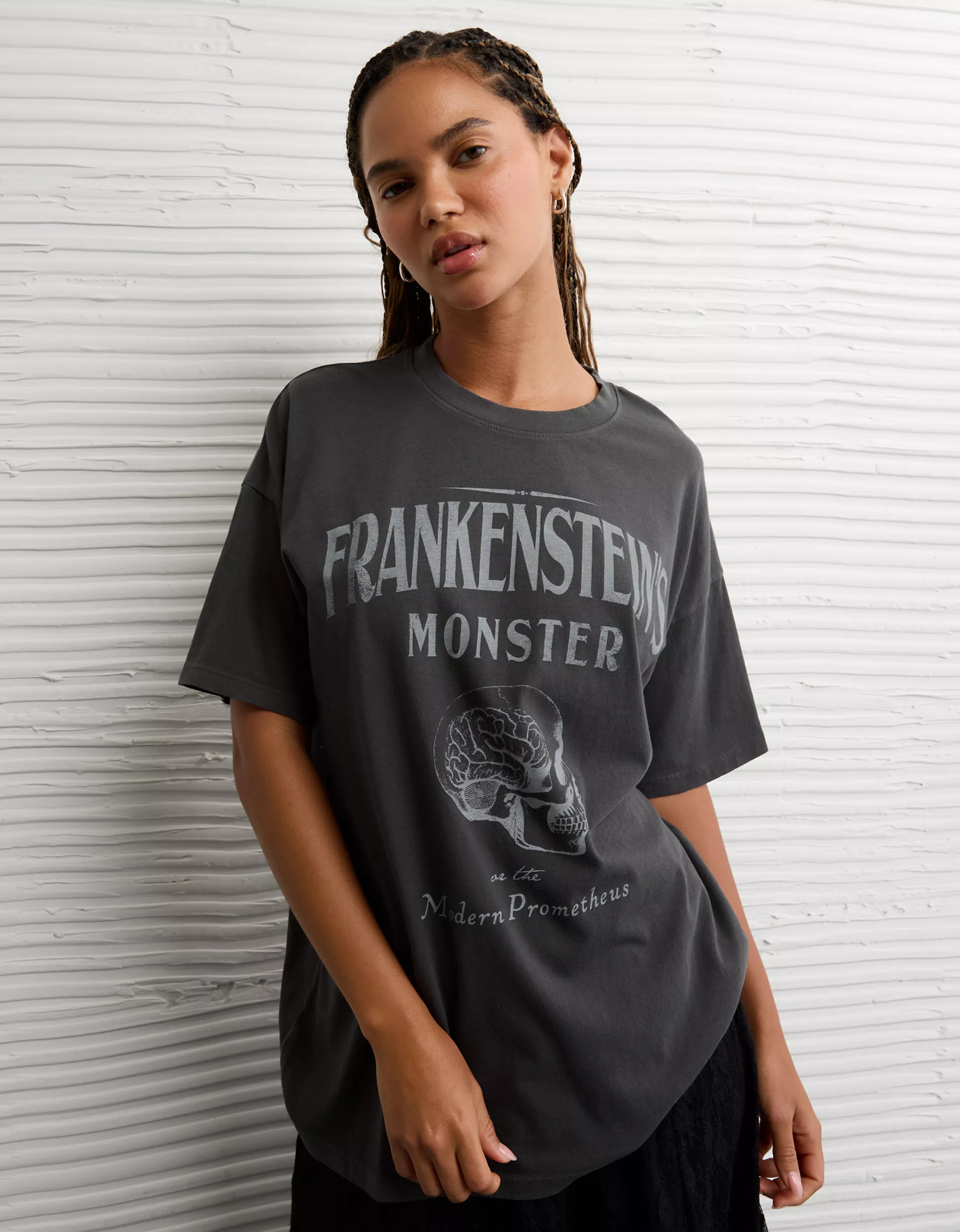 AE Oversized Halloween Graphic T-Shirt | American Eagle Outfitters (US & CA)