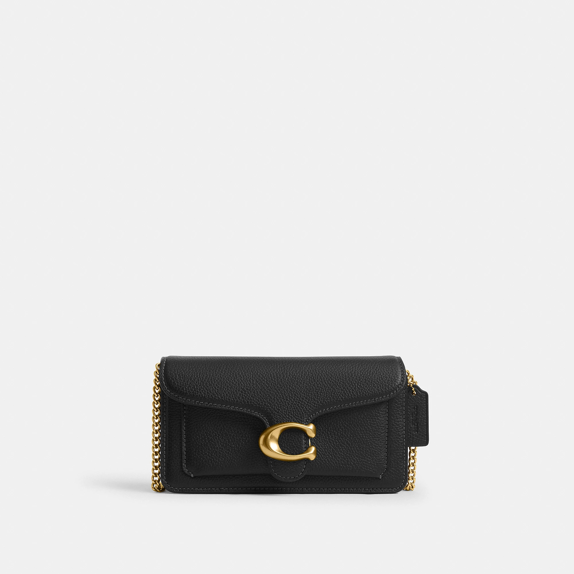 Coach Tabby Chain Crossbody Bag 19 - Women's - Brass/black | Coach (US)