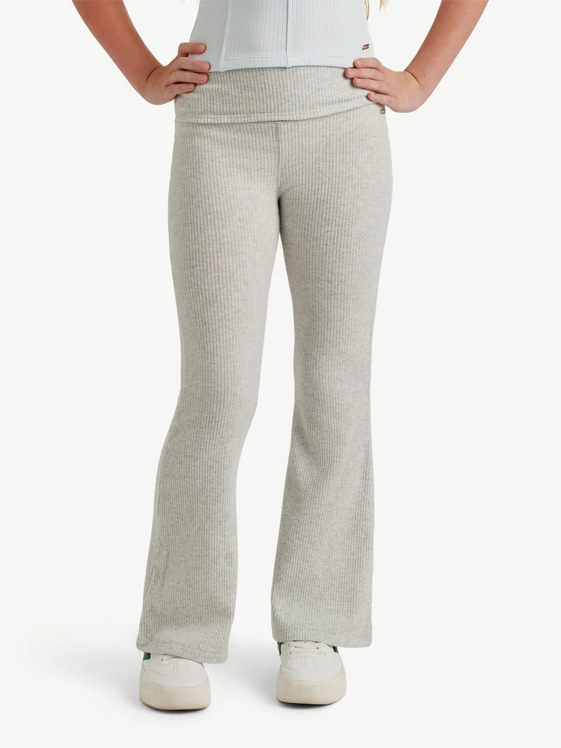 Justice Girls Foldover Flared Legging, Sizes XS - XLP | Walmart (US)