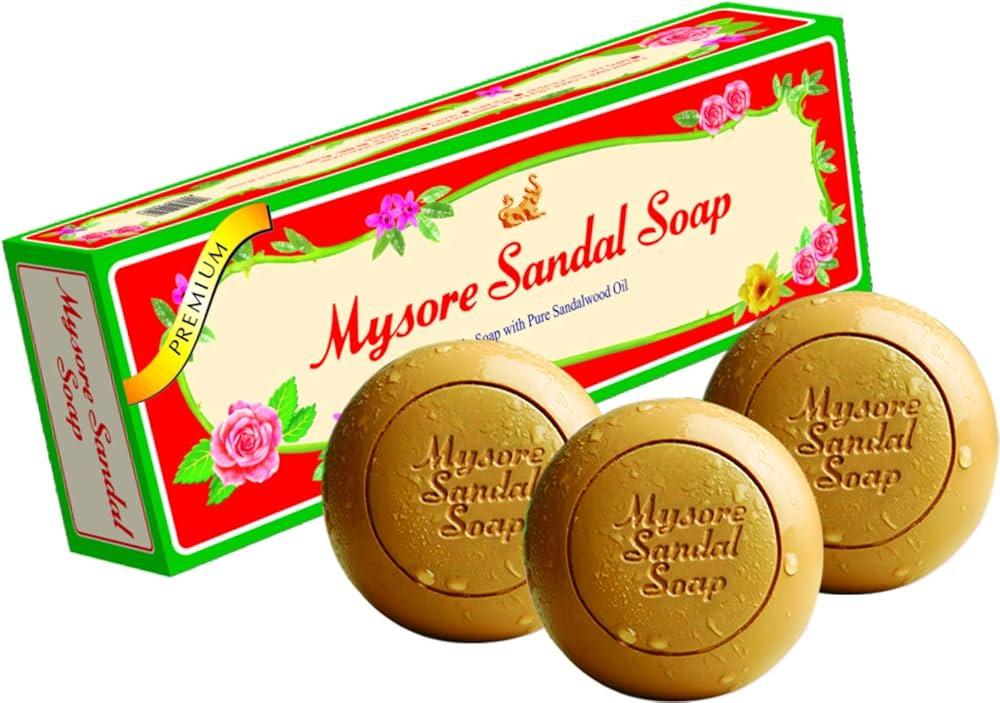 Mysore Sandal Soap, 150g (Pack of 3) | Amazon (US)