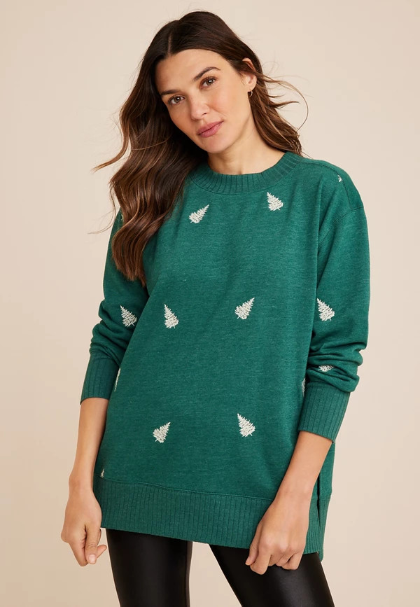 Willowsoft Holiday Tree Sweatshirt | Maurices