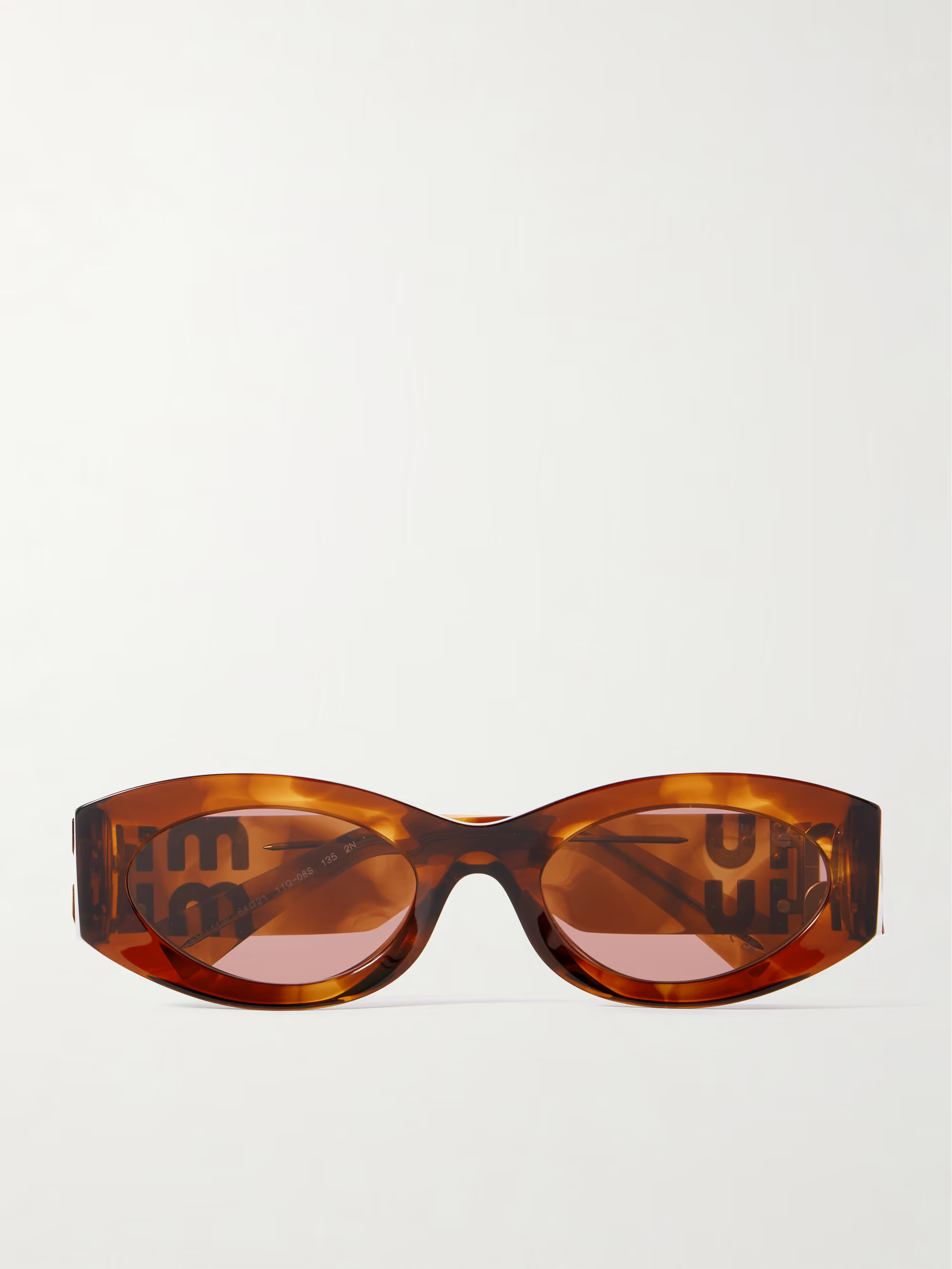 Glimpse oval-frame tortoiseshell acetate sunglasses | NET-A-PORTER (UK & EU)