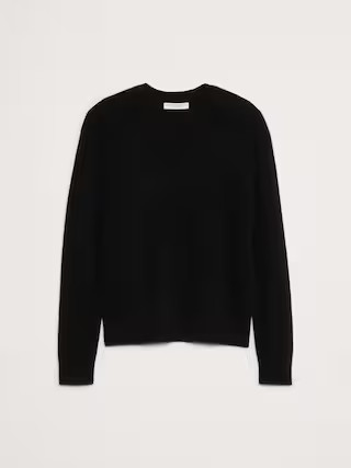 Lightweight Cashmere Crew-Neck Sweater | Banana Republic (US)