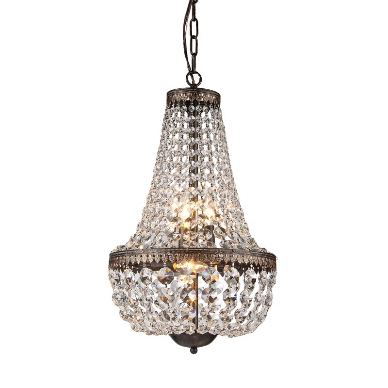 Dasheil 6 - Light Unique / Statement Empire Chandelier with Crystal Accents | Wayfair North America