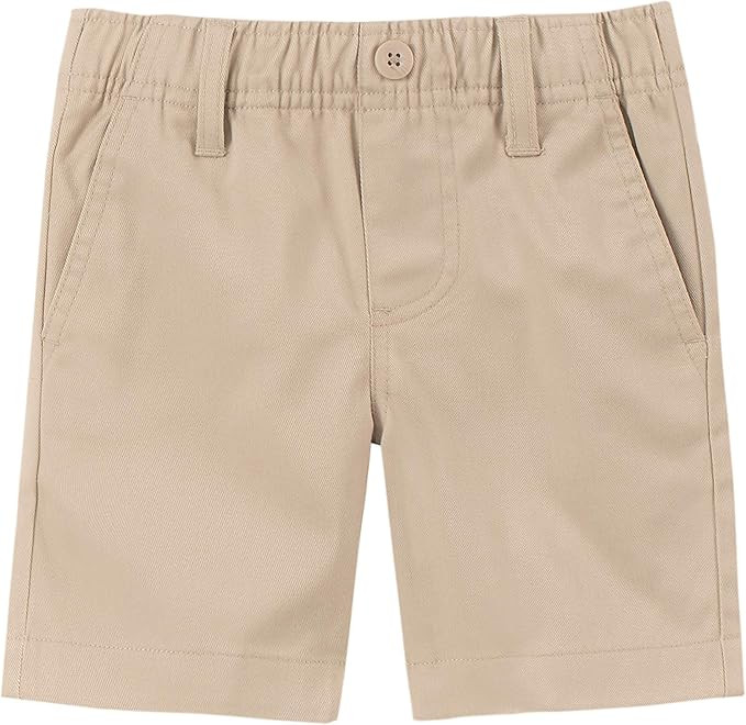 Nautica Boys' School Uniform Flat Front Twill Short | Amazon (US)