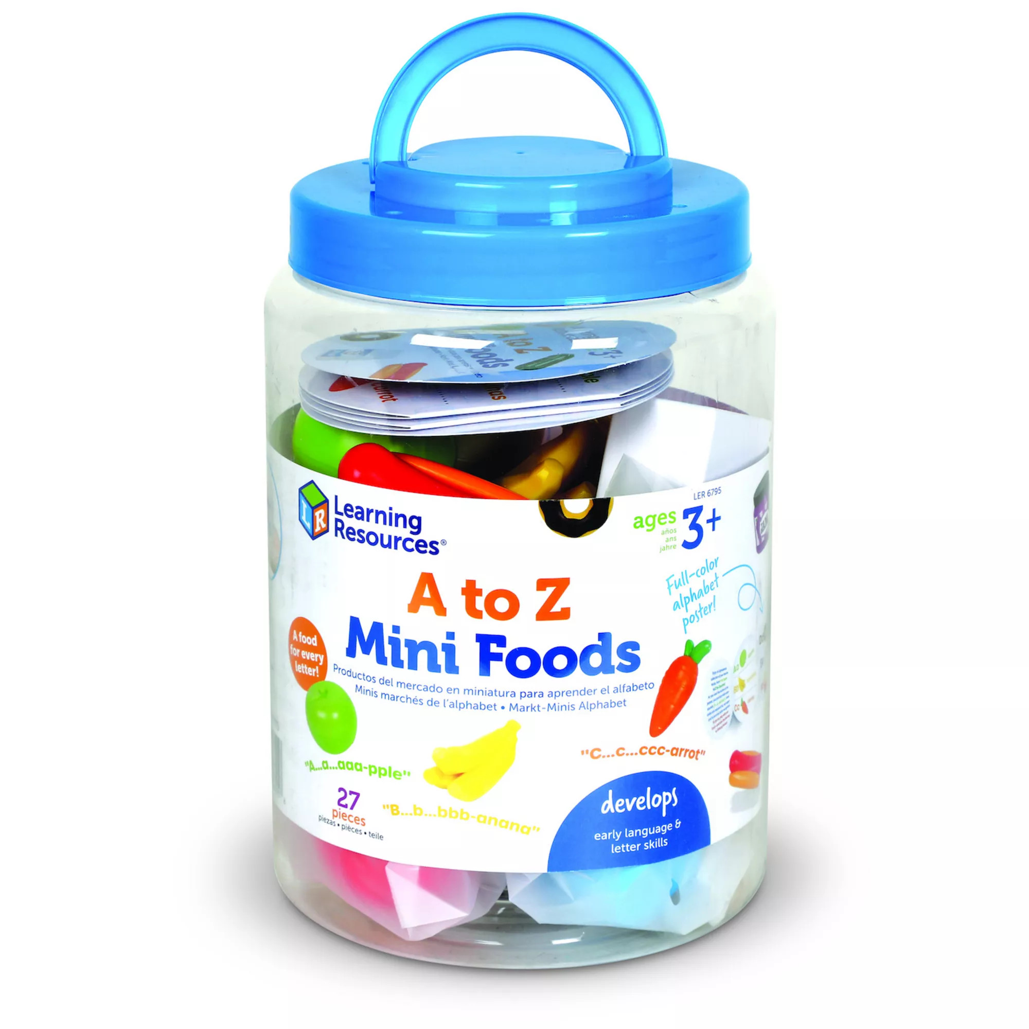 Learning Resources A to Z Mini Foods Educational Playset | Kohl's