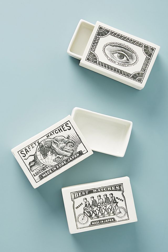 Candy Relics Porcelain Matchbox | Anthropologie (US)
