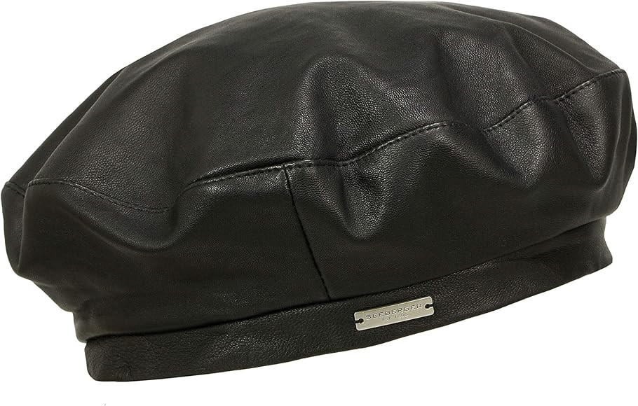 Seeberger Leder Baske - Schwarz (10) - 56-57 cm (M) | Amazon (DE)