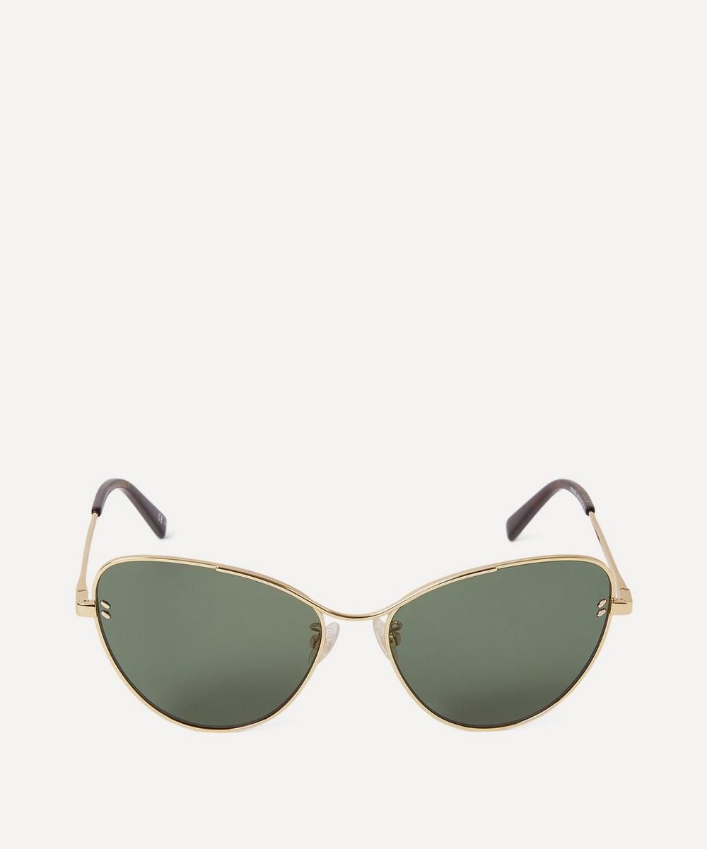 Gold-Tone Metal Cat-Eye Sunglasses | Liberty London (UK)