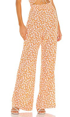 Privacy Please Honey Pant in Orange Cabana Floral from Revolve.com | Revolve Clothing (Global)
