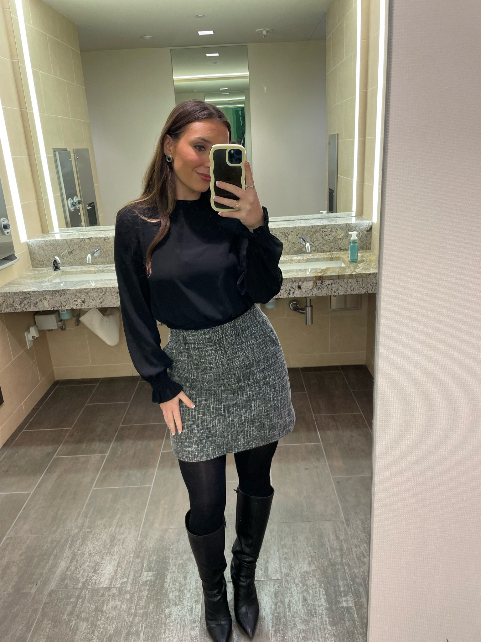 Winter work fit! 
the skirt is loft from years ago but linked a similar option!

#LTKfindsunder100 #LTKworkwear #LTKsalealert