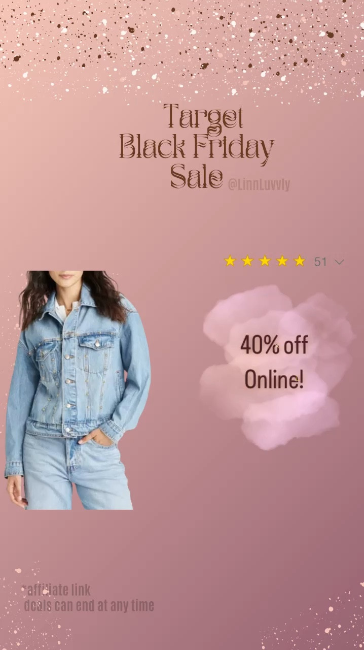 Women's Studded Denim Trucker Jacket - Universal Thread™ Blue

#LTKCyberWeek 

#LTKStyleTip #LTKFindsUnder100