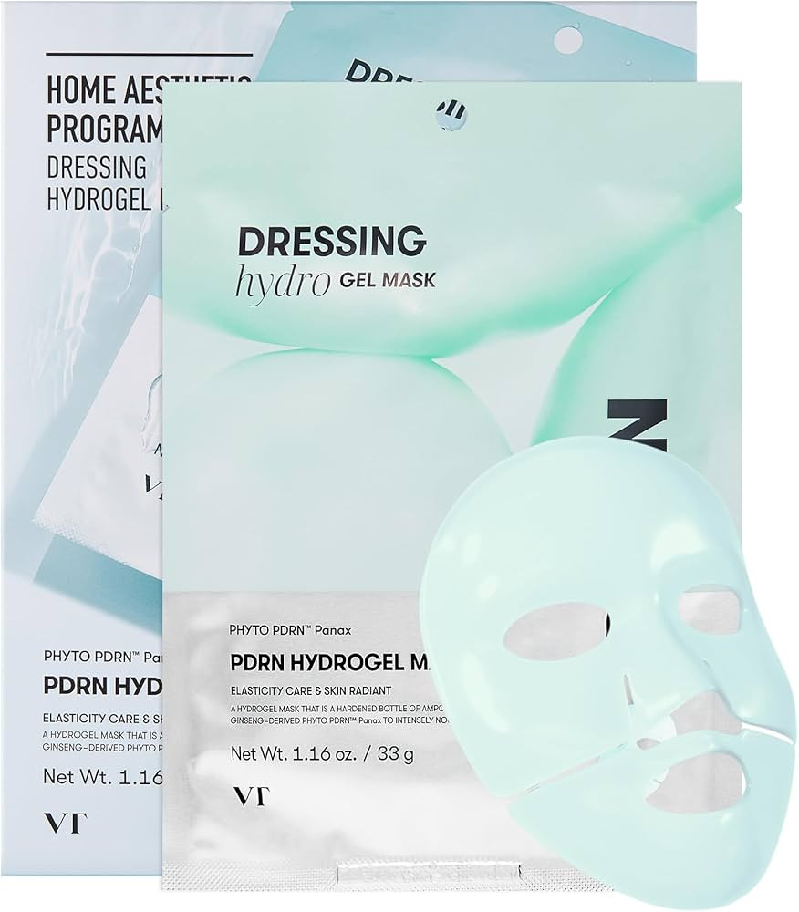VT COSMETICS PDRN Hydrogel Mask(33gx4ea), Intensive Nourishing & Rejuvenating Overnight Mask, Ski... | Amazon (US)