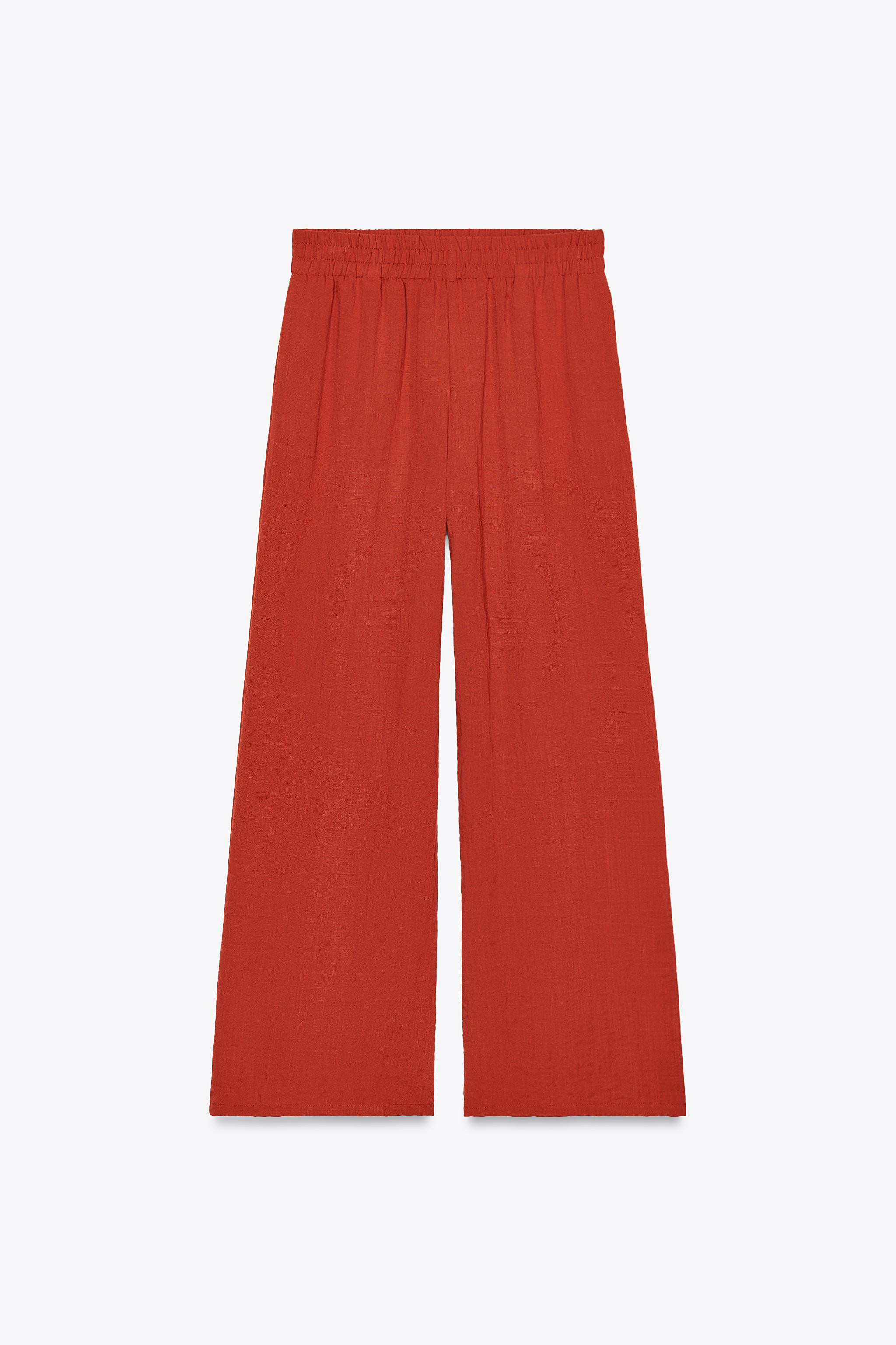 RUSTIC WIDE LEG PANTS | Zara US