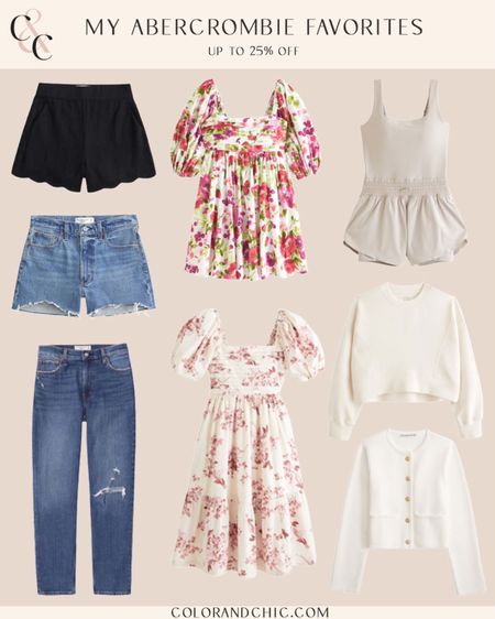 My Abercrombie favorites that are on sale! All shorts are 25% off plus an additional 15% off with code AFSHORTS! Everything else is 15% off 

#LTKSaleAlert #LTKSeasonal #LTKStyleTip