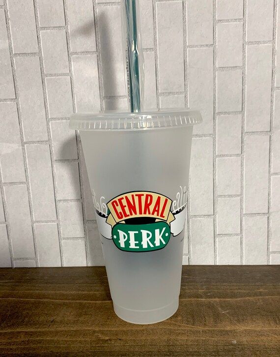Friends Inspired, Personalized Central Perk Tumbler, Friends Tv Show, Reusable Starbucks Cup | Etsy (US)