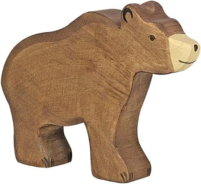 Holztiger Brown Bear Toy Figure | Amazon (US)