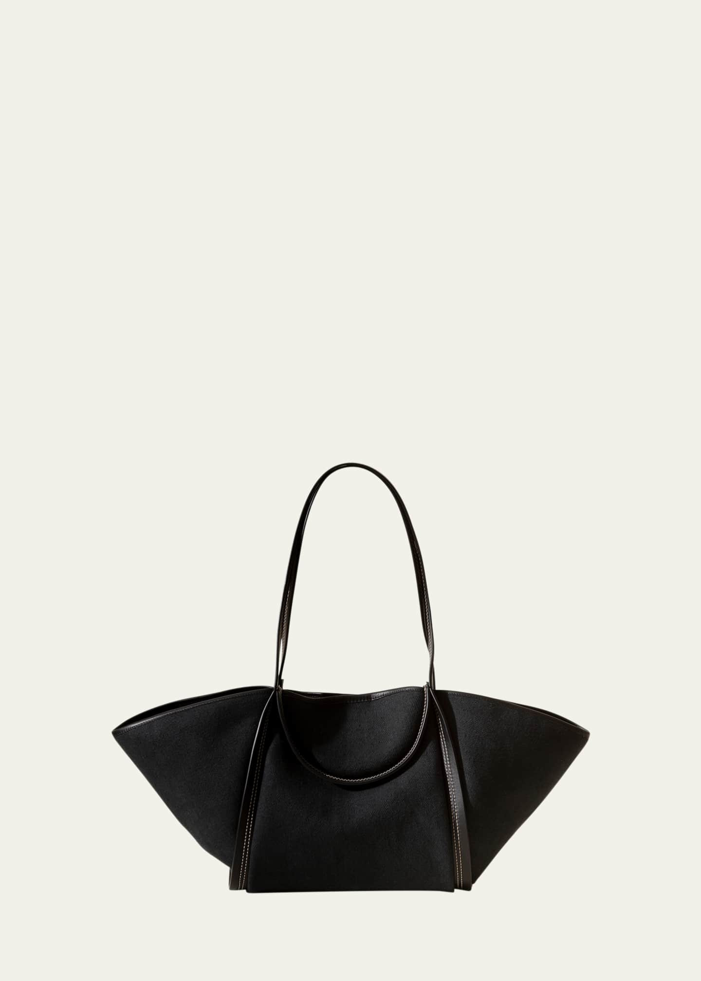 HEREU Cuber Organic Cotton & Leather Tote Bag | Bergdorf Goodman