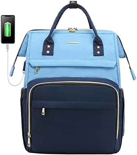 LOVEVOOK Laptop Backpack for Women Travel Business Computer Bag Purse Bookbag with USB Port Fits 15. | Amazon (US)