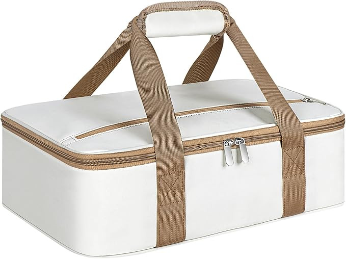 Casserole Carrier Travel Bag: The entire exterior of the food carry bag measures 16 x 10 x 4inch ... | Amazon (US)